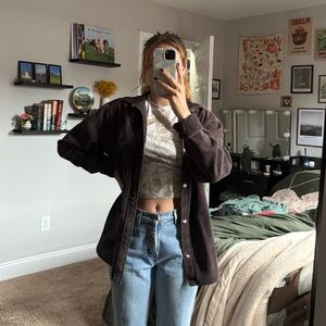 Urban Outfitters Brown Corduroy Shirt